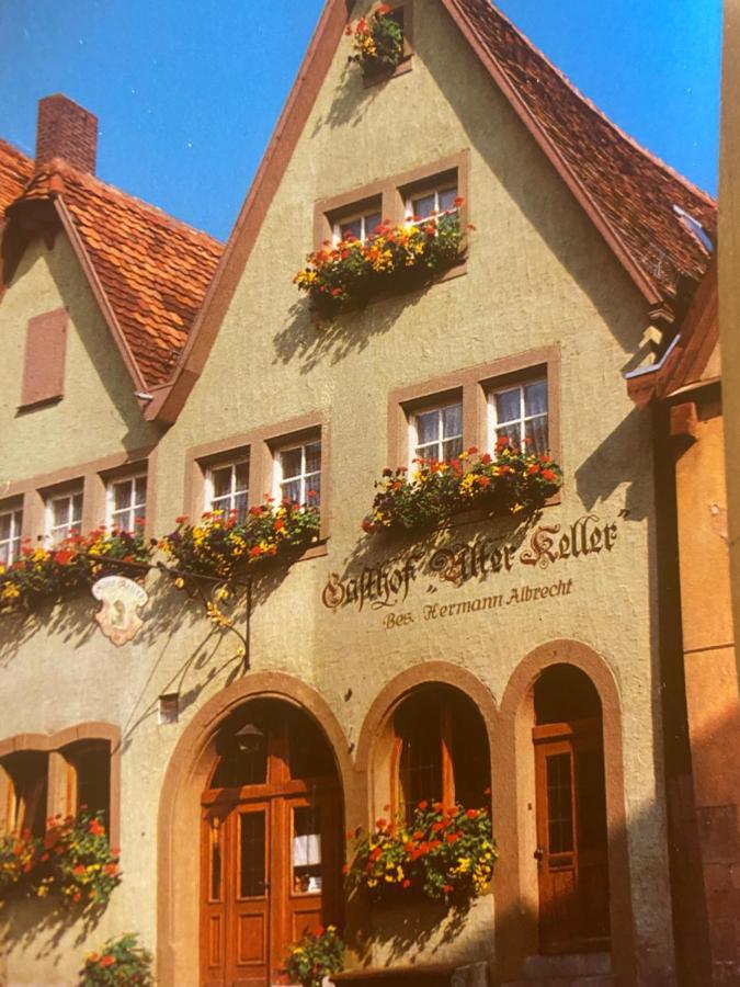 Gaestehaus Alter Keller โรเทนบวร์ก อ็อบ แดร์เทาเบอร์ ภายนอก รูปภาพ