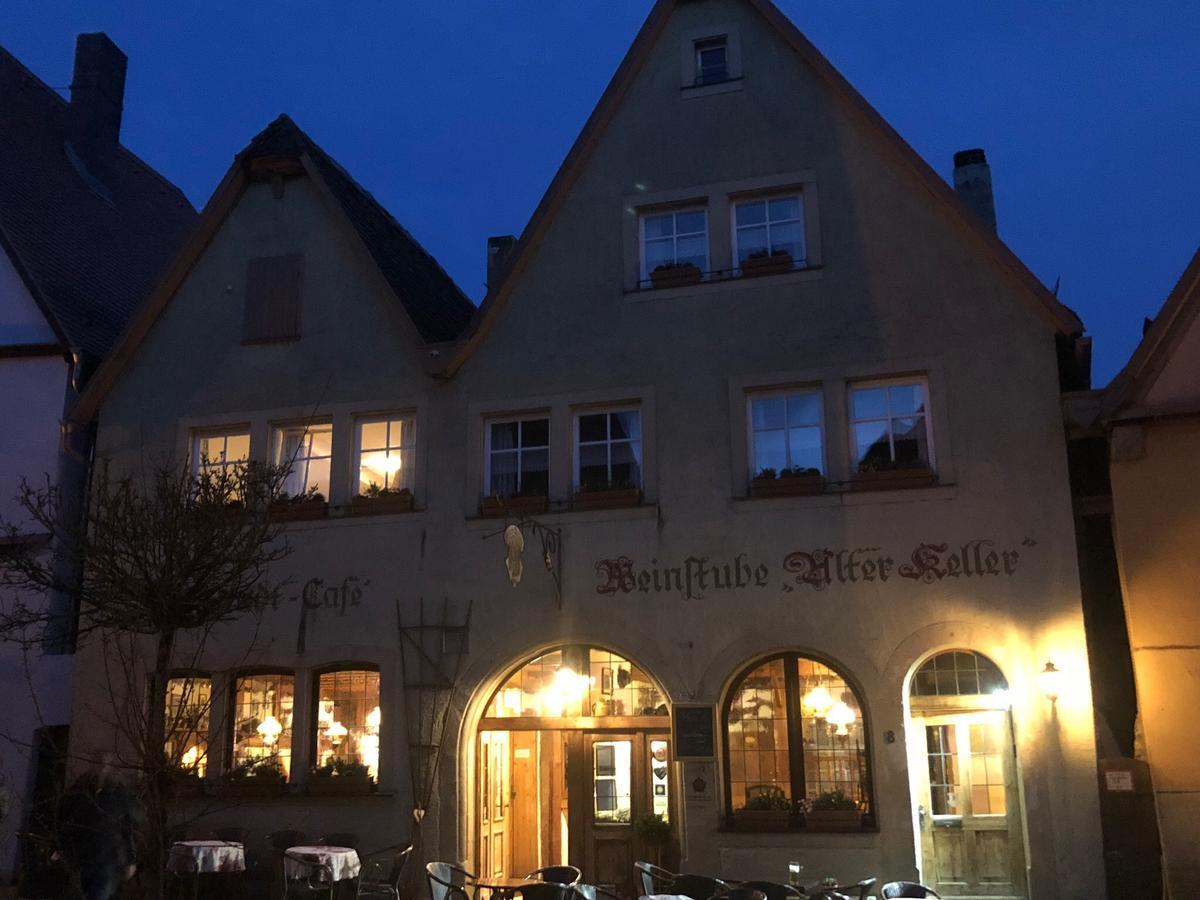 Gaestehaus Alter Keller โรเทนบวร์ก อ็อบ แดร์เทาเบอร์ ภายนอก รูปภาพ